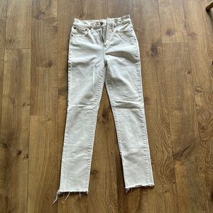 Madewell The Perfect Vintage Jean Cream 26T